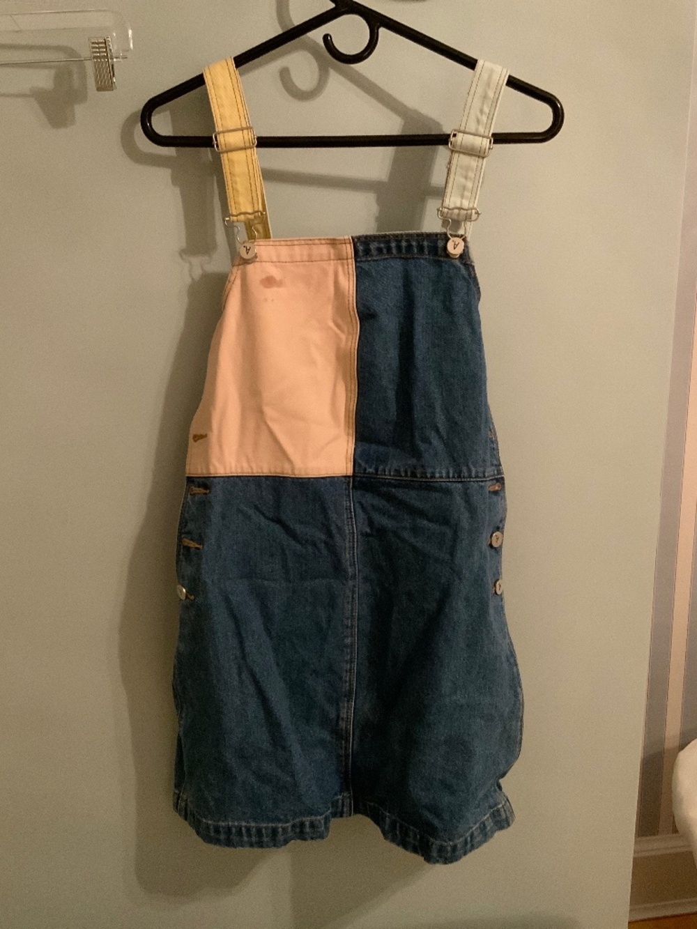 Denim mini dress
